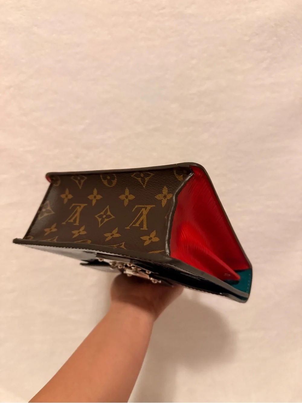 Louis Vuitton Spring Street PM Handbag (Blue Indien) FK5109
